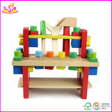 Children DIY Working Bench, Made of Solid Wood (W03D024)